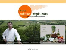 Tablet Screenshot of cuisine-simple.com